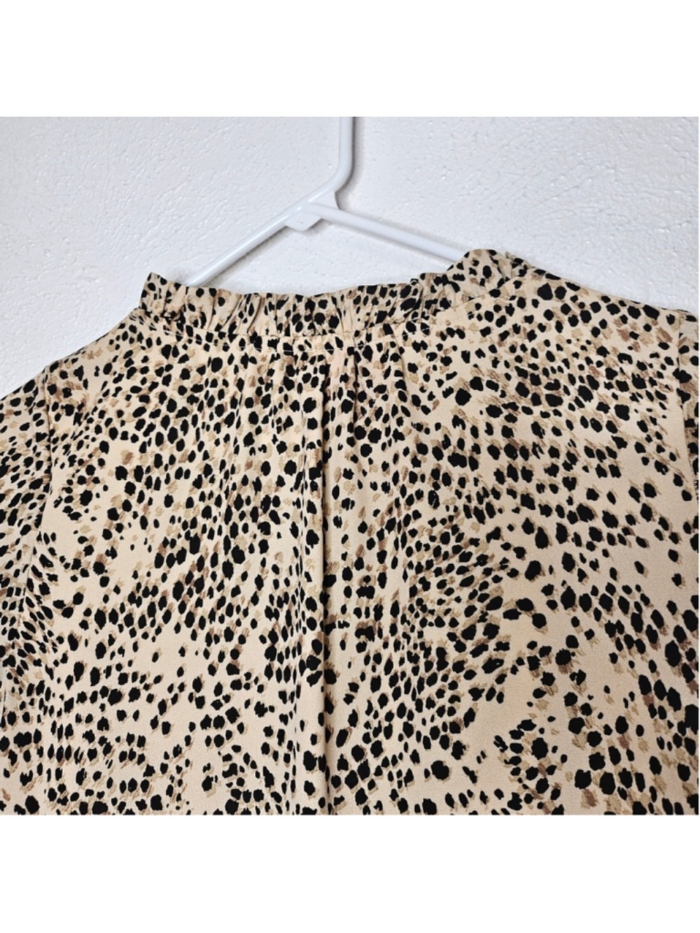 Buddy Love Leah Mini Dress Animal Print Tan Womens Size Extra Small - Picture 13 of 14